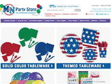Tablet Screenshot of mnpartystore.com
